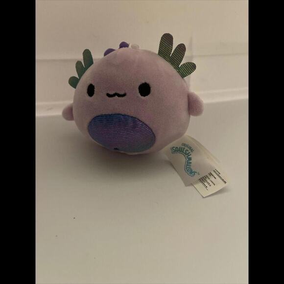 Squishmallows Other - Squishmallow Monica Purple Axolotl 3.5" Clip On Plush Stuffed Animal Toy